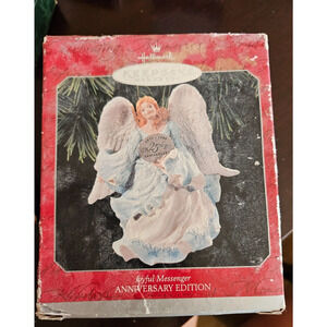 1998 Hallmark Keepsake Joyful Messenger - 25th Anniversary Edition Ornament-1A2B